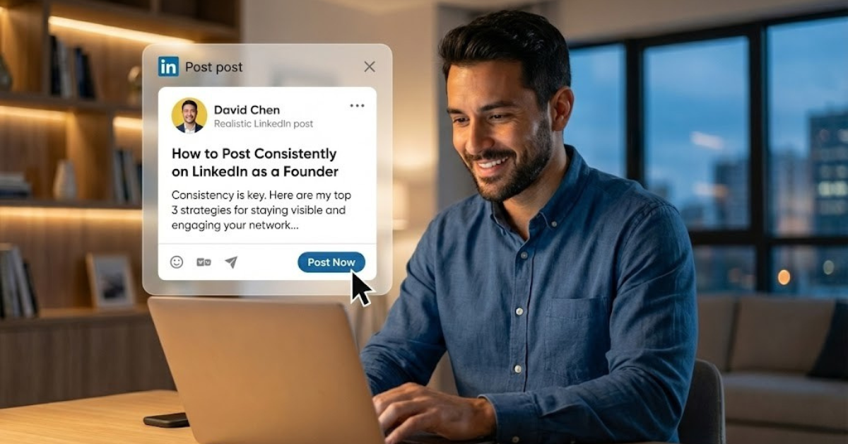 How to Post Consistently on LinkedIn as a Founder